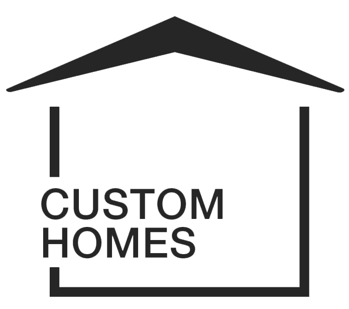 Large Black custom home builders logo St. Johns County, FL